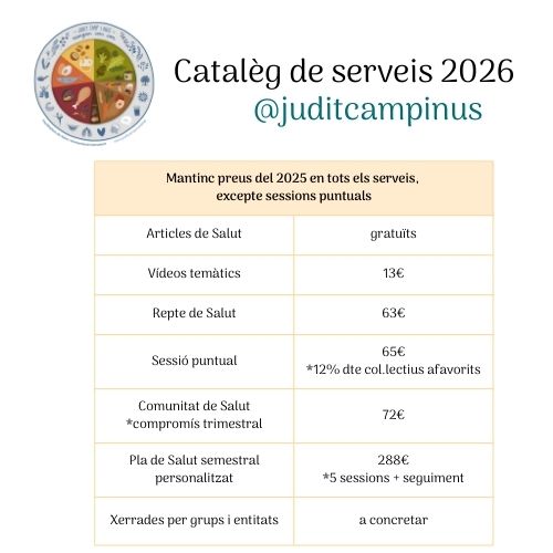 serveis nutrició i salut